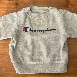CHAMPION 3/6M SWEATSHIRT GRAY